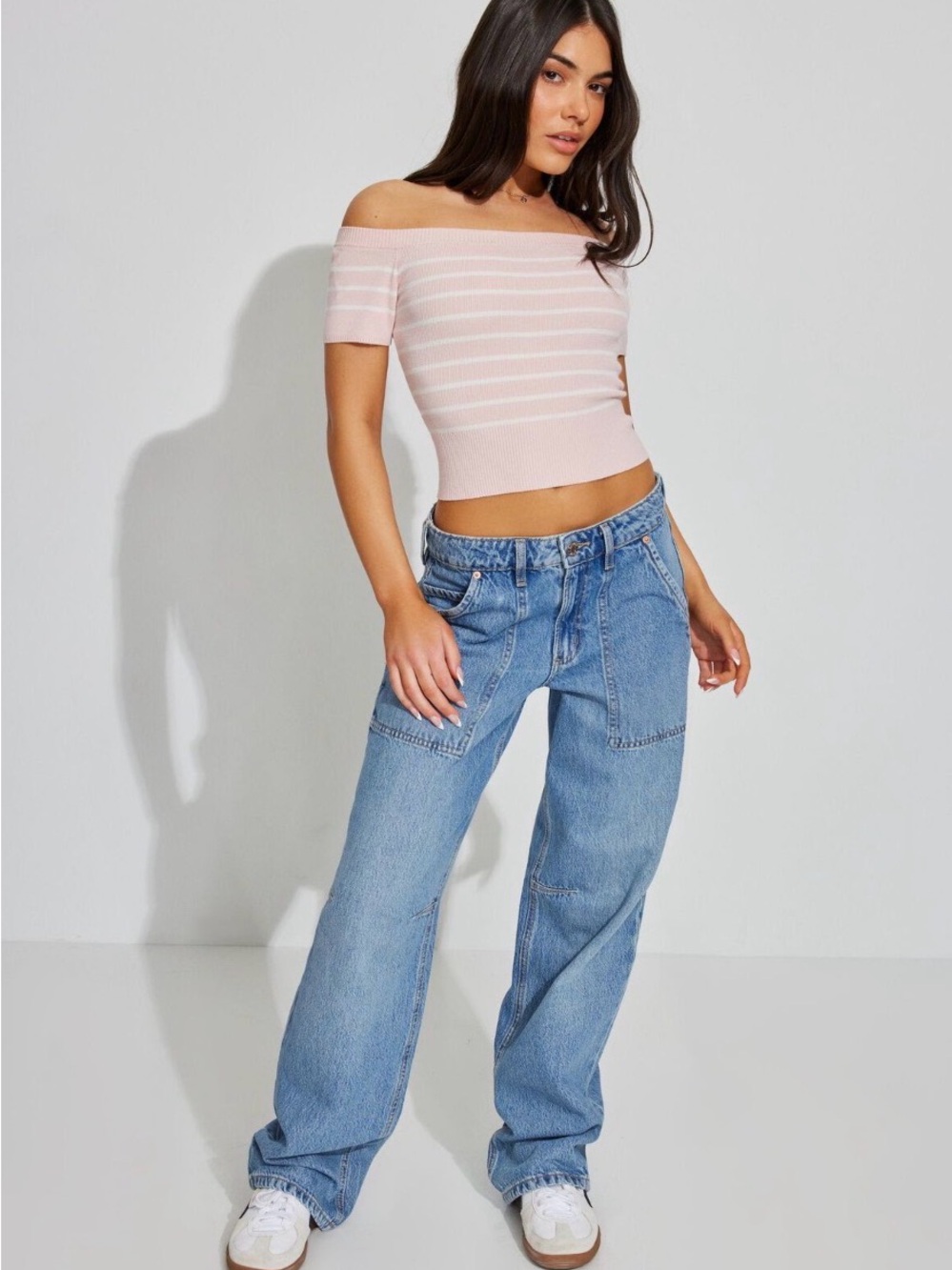 Garage Light Blue Boyfriend Jeans